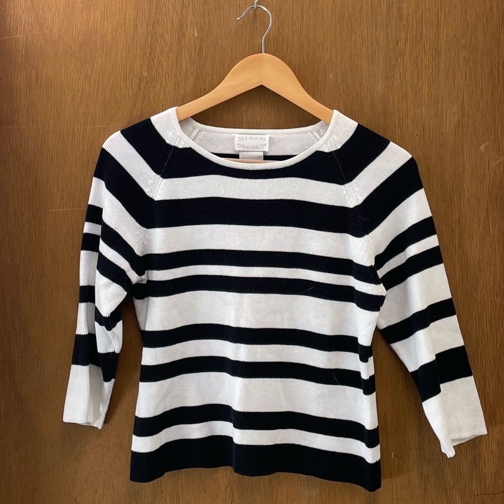 🖤 Women’s Designer Originals Black and White Crop Top Shirt 🖤